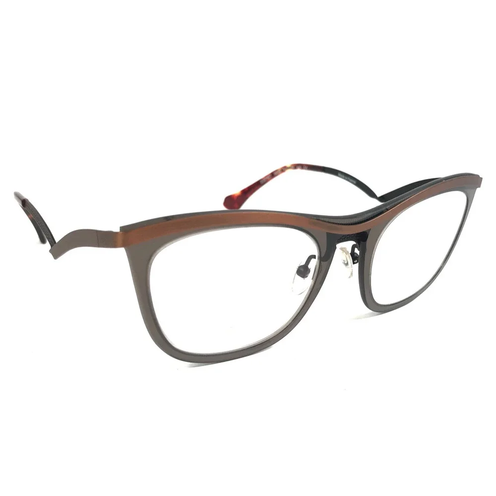 BOZ Eyeglasses Frames ESPRIT 9050 Brown Mask Neutral Brushed Gold 51-19-140